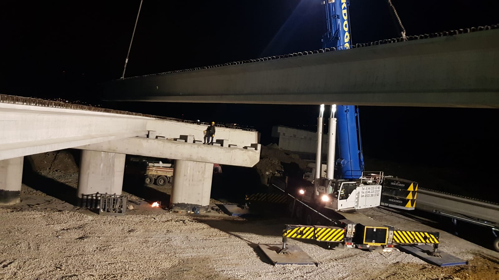 Niğde Otoyol Projesi   ( 150'LİK 320 Adet Öngermeli Kiriş İmalatı Ve Montajı )
